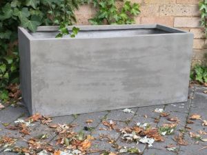 GRC Jay Trough Planter - Cement Grey