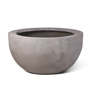GRC Large Designer Bowl Planter grey
