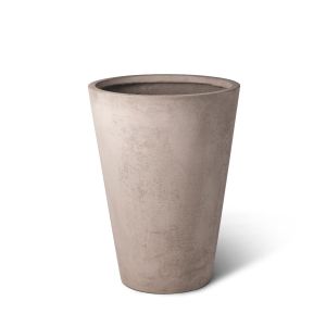 GRC Tall Cone Planter - cement grey