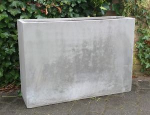 GRC Partition Planter - Cement Grey
