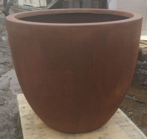 Grc Tree Pot Rust. (Dia 40 to 75cm)