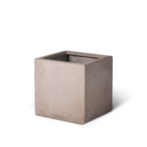 G.R.C Cement Grey Cube Planter -  (W33 to 90cm)