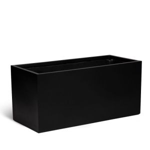 Polystone Patio Box Black