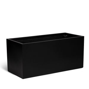 Polystone Patio Box Black (50cm to 100cm)